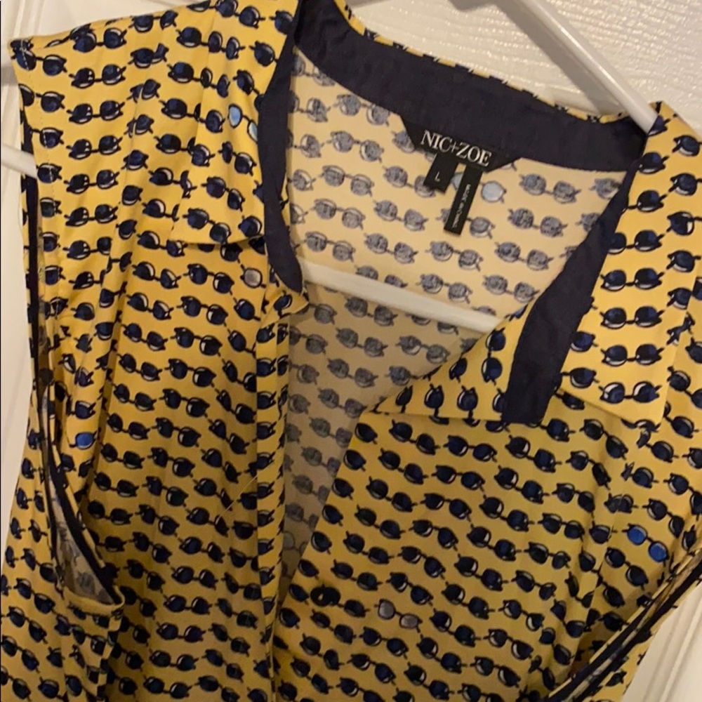Nic & Zoe sleeve dress L